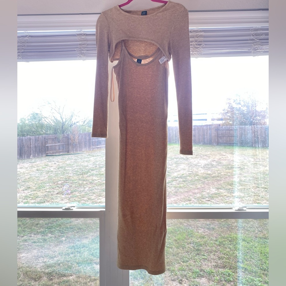 Sweater Dress , 2 Piece set w / shrug : M